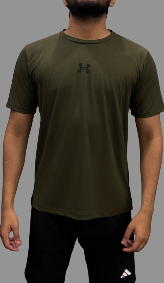 UA Olive Green T-Shirts