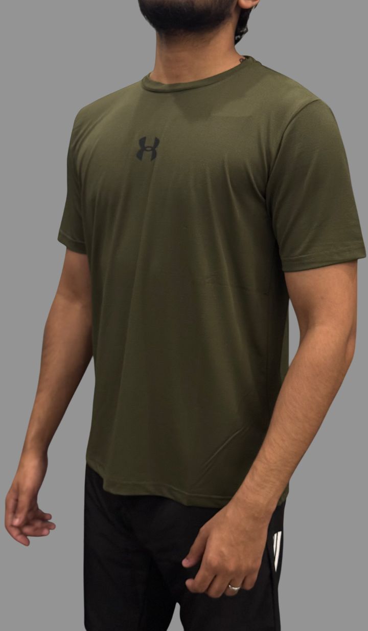 UA Olive Green T-Shirts