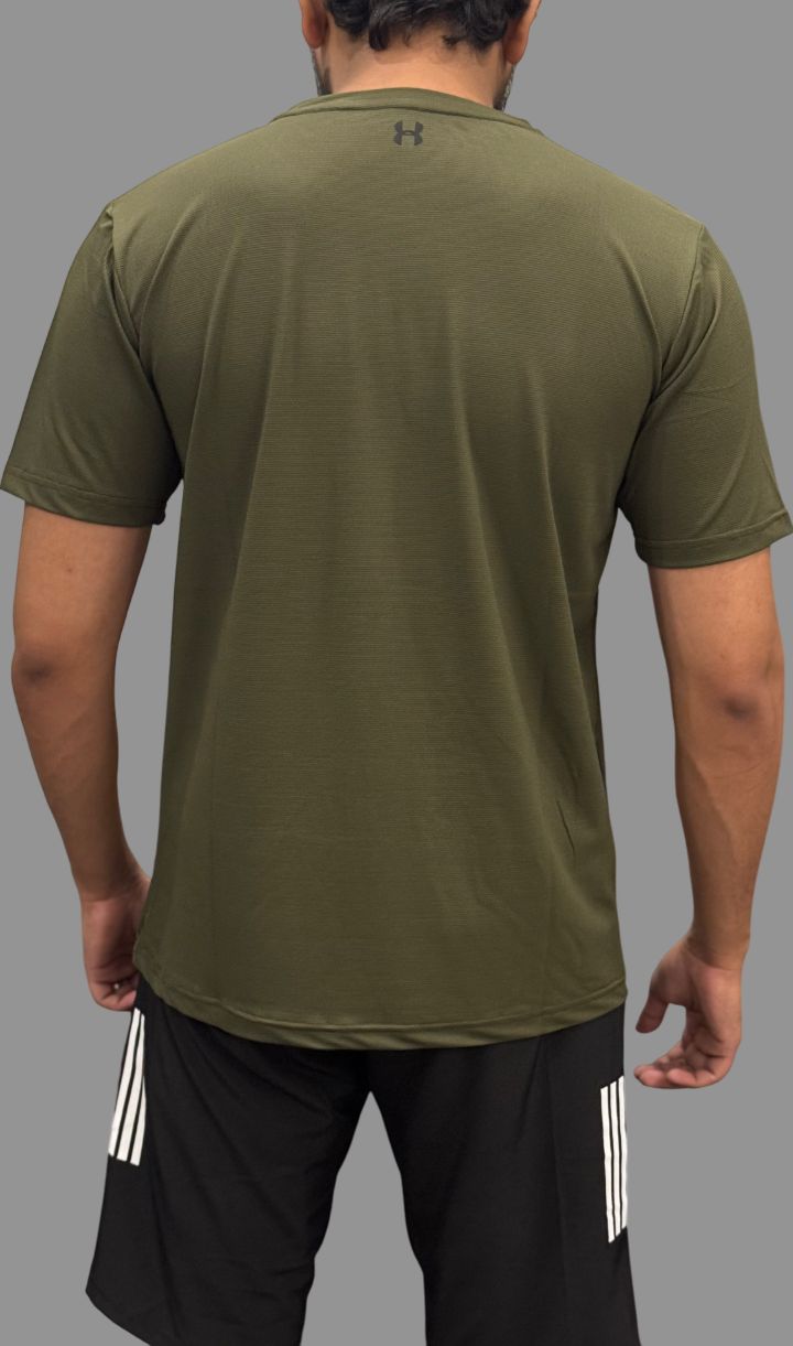 UA Olive Green T-Shirts