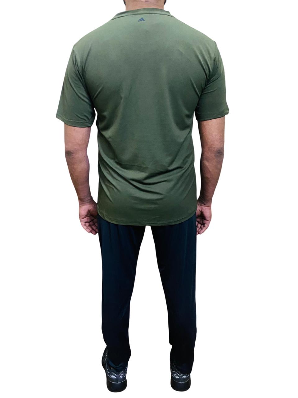 Adi Tracksuit with Olive Green T-Shirt