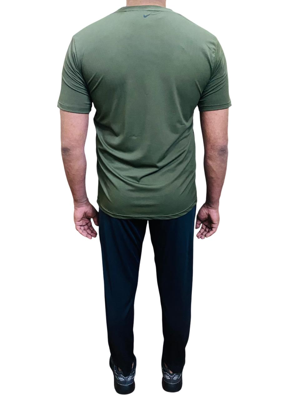 Nike Tracksuit with Olive Green T-Shirt