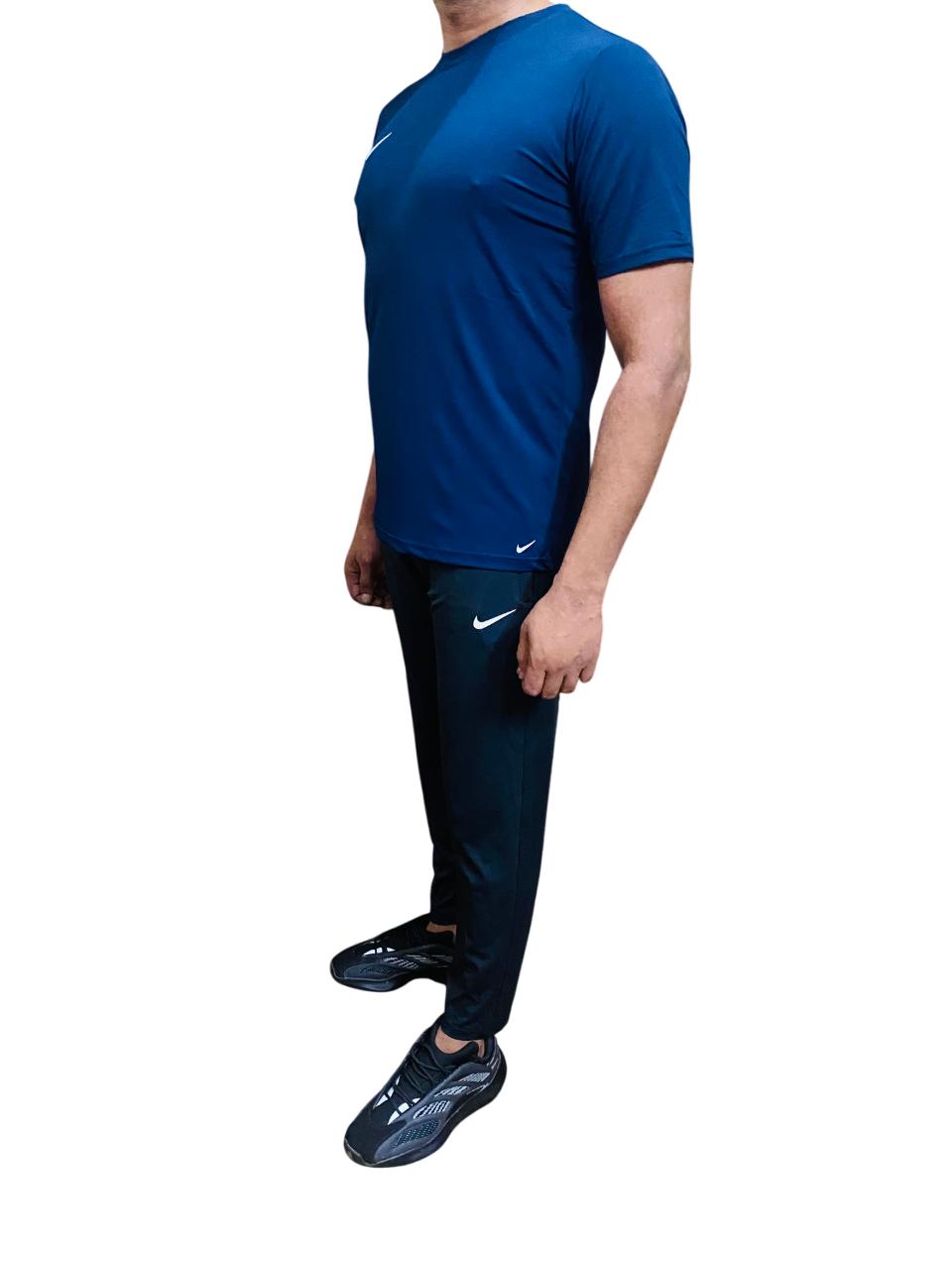 Nike Tracksuit with Blue T-Shirt