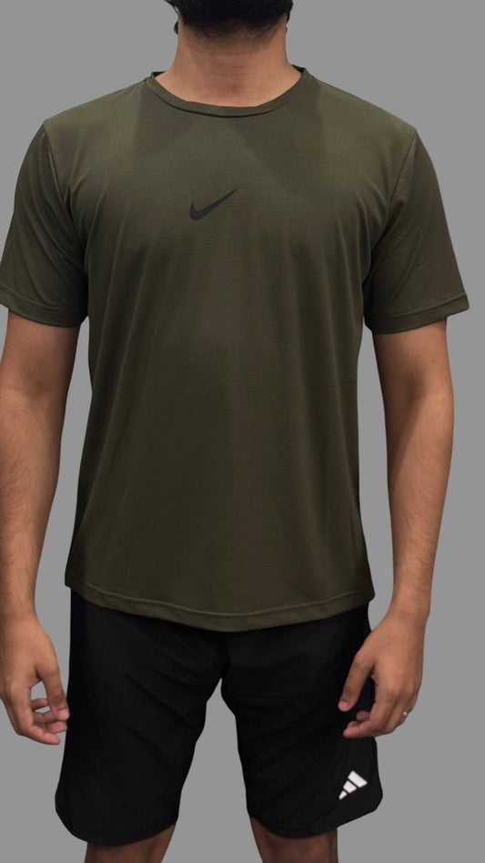Nik Olive Green T-Shirts