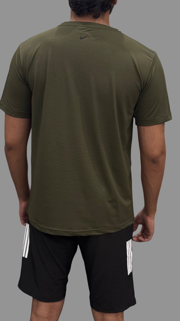 Nik Olive Green T-Shirts