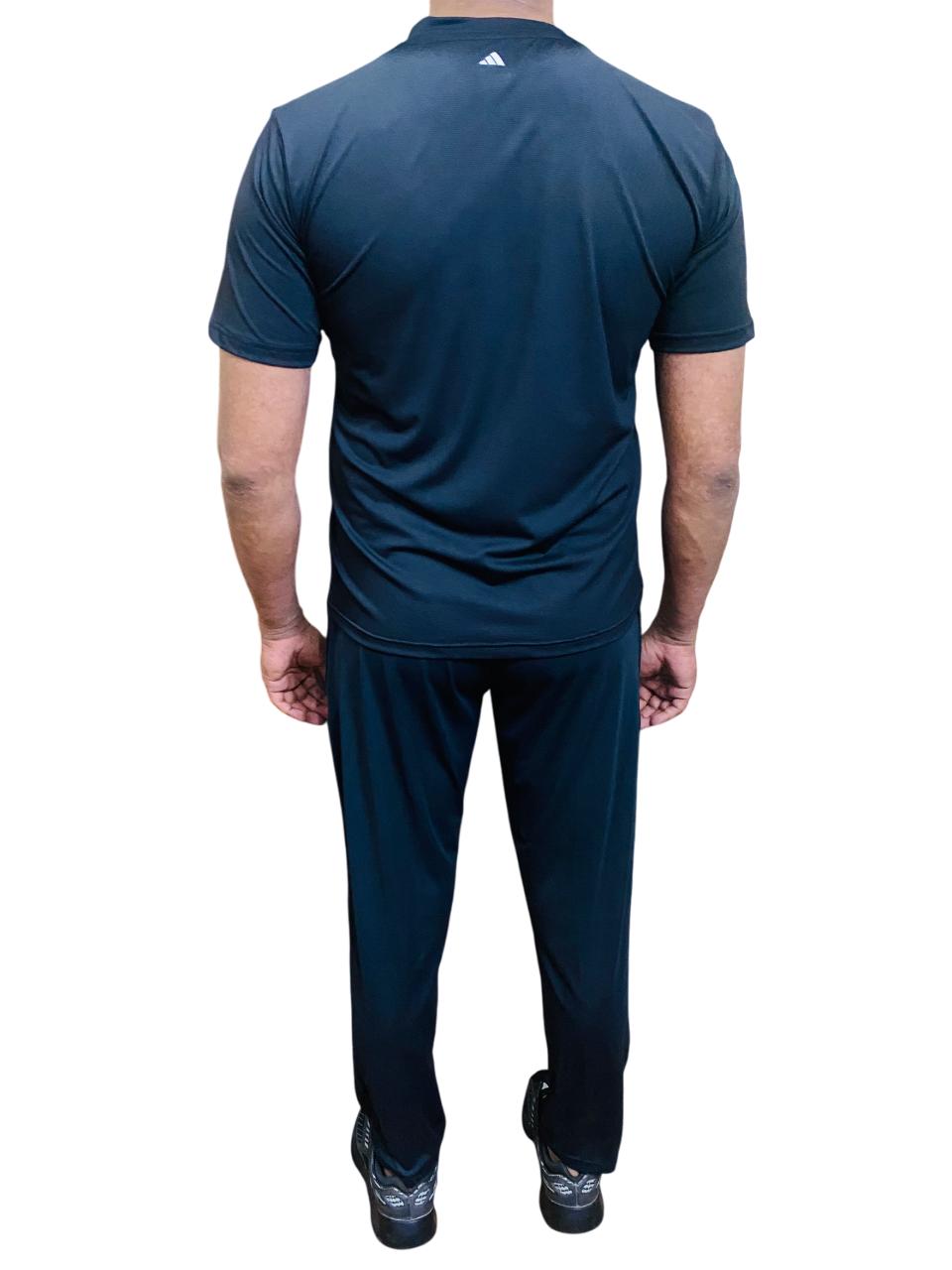 Adi Tracksuit with Black T-Shirt